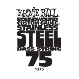 Струна для бас-гітар ERNIE BALL .075 Stainless Bass P01375, image 